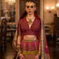 Sparkle Silk Lehenga in Rani Pink - LaVante Fashion