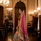 Sparkle Silk Lehenga in Rani Pink - LaVante Fashion