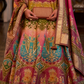Sparkle Silk Lehenga in Rani Pink - LaVante Fashion