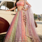 Soft Tissue Lehenga Choli Set with Coordinated Sequins Embroidery