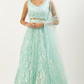Bridal Soft Net Lehenga Choli with Elegant Sequins Embroidery