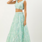 Bridal Soft Net Lehenga Choli with Elegant Sequins Embroidery