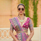 Dark Pink Dazzle Embroidered Silk Lehenga - LaVante Fashion