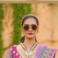 Dark Pink Dazzle Embroidered Silk Lehenga - LaVante Fashion