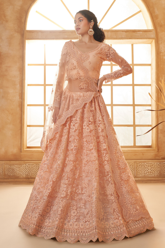 Cord Embellished Designer Lehenga Choli For Weddings & Parties