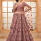 Soft Net Onion Pink Lehenga With Sparkling Diamond Work