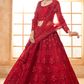 Red Cord Embellished Designer Lehenga Choli For Weddings & Parties