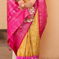 Elegant Silk Saree Featuring Classic Patola Print Work