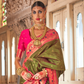 Graceful Floral Woven Zari Paithani Saree for Festive Wear