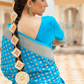 Handloom Crafted Saree in Nylon Silk Georgette for Festive Wear