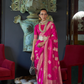 Nylon Pure Satin Handloom Weaving Saree with Subtle Elegance