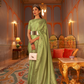 Elegant Kanjivaram Satin Silk Saree with Zari Shine Weaving