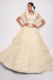 LAVANTEFASHIONNetLehengawithCording_Thread_SequinsEmbroideryandStoneEmbellishments_6 - LaVante Fashion