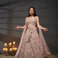 Heavy Zarkan Embroidery Semi-Stitched Lehenga Choli with Dupatta