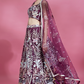 Multi-Sequins Work Net Lehenga for Party Wear