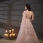 Heavy Zarkan Embroidery Semi-Stitched Lehenga Choli with Dupatta