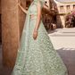 Designer Net Lehenga Choli with Sequin Embroidery and Coordinated Dupatta