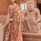 Organza Silk Saree with Jacquard Butti and Digital Print