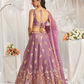 Designer Organza Embroidered Lehenga Choli with Glamorous Sequins