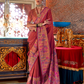 Elegant Printed Jamewar Saree – Blended Silk