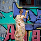 Parsi Weaving Handwoven Textured Silk Saree with Heritage Detailing