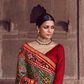 Dola Silk Saree with Ethnic Traditional  Patola Print Design