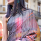 Elegant Poly Viscose Printed Saree with Handloom Weaving Detailing