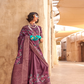 Elegant Digital Print Georgette Saree with Contemporary Design