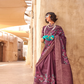 Elegant Digital Print Georgette Saree with Contemporary Design