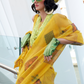 Printed Handloom Zari Tissue Saree with Elegant Shine