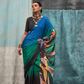 Pure Silk Crepe Saree with Statement Prints