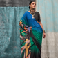 Pure Silk Crepe Saree with Statement Prints