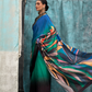 Pure Silk Crepe Saree with Statement Prints
