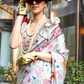 Casual Wear Satin Georgette Saree with Beautiful Digital Print