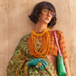 Digital Printed Tissue Silk Saree with Subtle Zari Shine