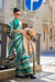 Printed Satin Creep Saree with Smooth Modern Style Finish