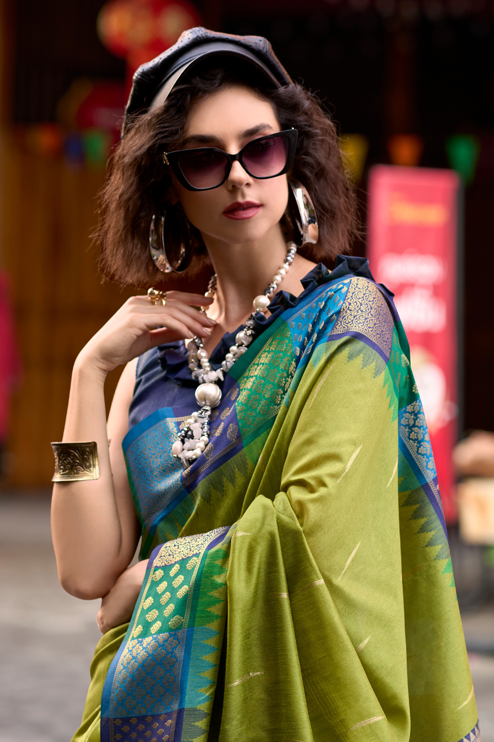 Heritage Handloom Banarasi Silk Saree Pure Regal & Timeless - LaVante Fashion