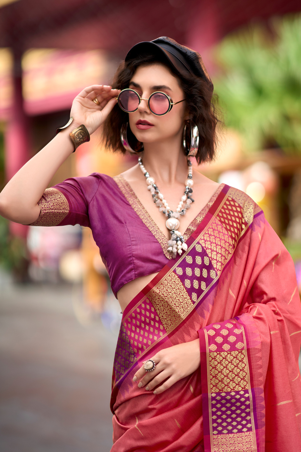 Heritage Handloom Banarasi Silk Saree Pure Regal & Timeless - LaVante Fashion