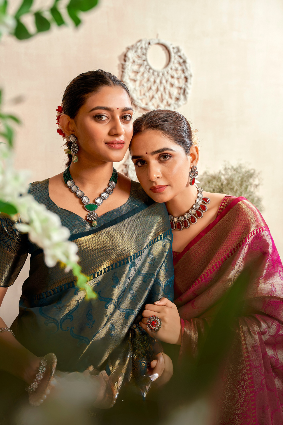 Pure Dharmavaram Silk Saree with Zari Weaving