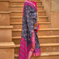 Timeless Patola Print Pure Dola Silk Saree Design