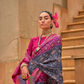 Timeless Patola Print Pure Dola Silk Saree Design