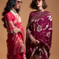 Pure Georgette Handloom Woven Silk Saree with Graceful Texture