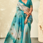 Pure Handloom Khadi Silk with Contemporary Digital Print - LaVante Fashion