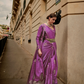 Zari Handloom Woven Satin Silk Saree with Lustrous Finish