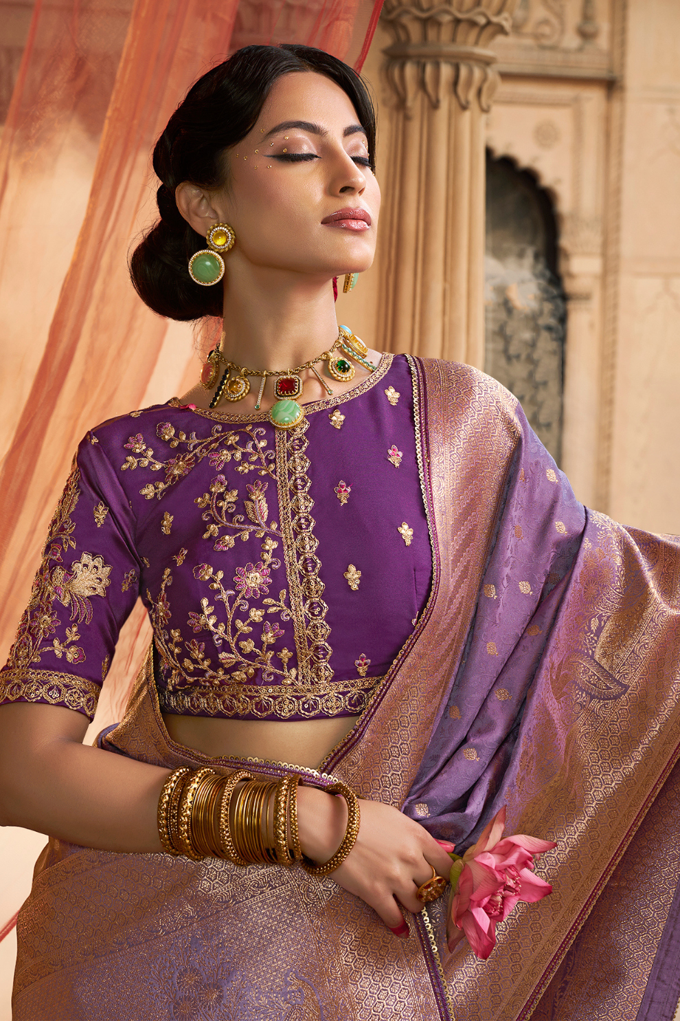 Pure Satin Bliss Saree with Fancy Finish and Designer Appeal