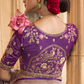Pure Satin Bliss Saree with Fancy Finish and Designer Appeal