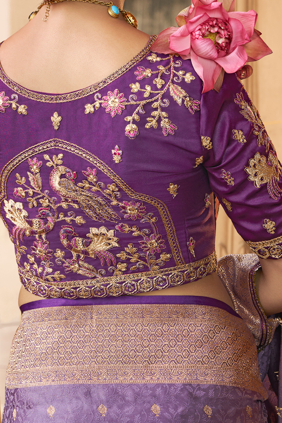 Pure Satin Bliss Saree with Fancy Finish and Designer Appeal