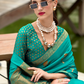 Royal Handwoven Satin Saree with Intricate Zari Detailing - LaVante Fashion