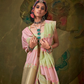 Pure Spun Rangkaat Weaving Saree with Heavy Pallu & Tassels