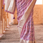Designer Poly Viscose Silk Saree with Printed Foil Touch
